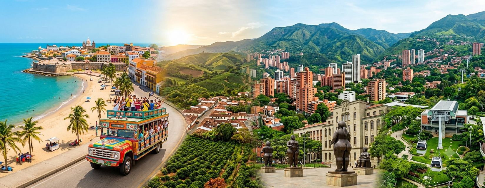 Colombia Inolvidable: Cartagena y Medellín